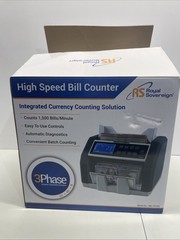 Royal Sovereign RBC-ES200 High Speed Bill Counter NEW