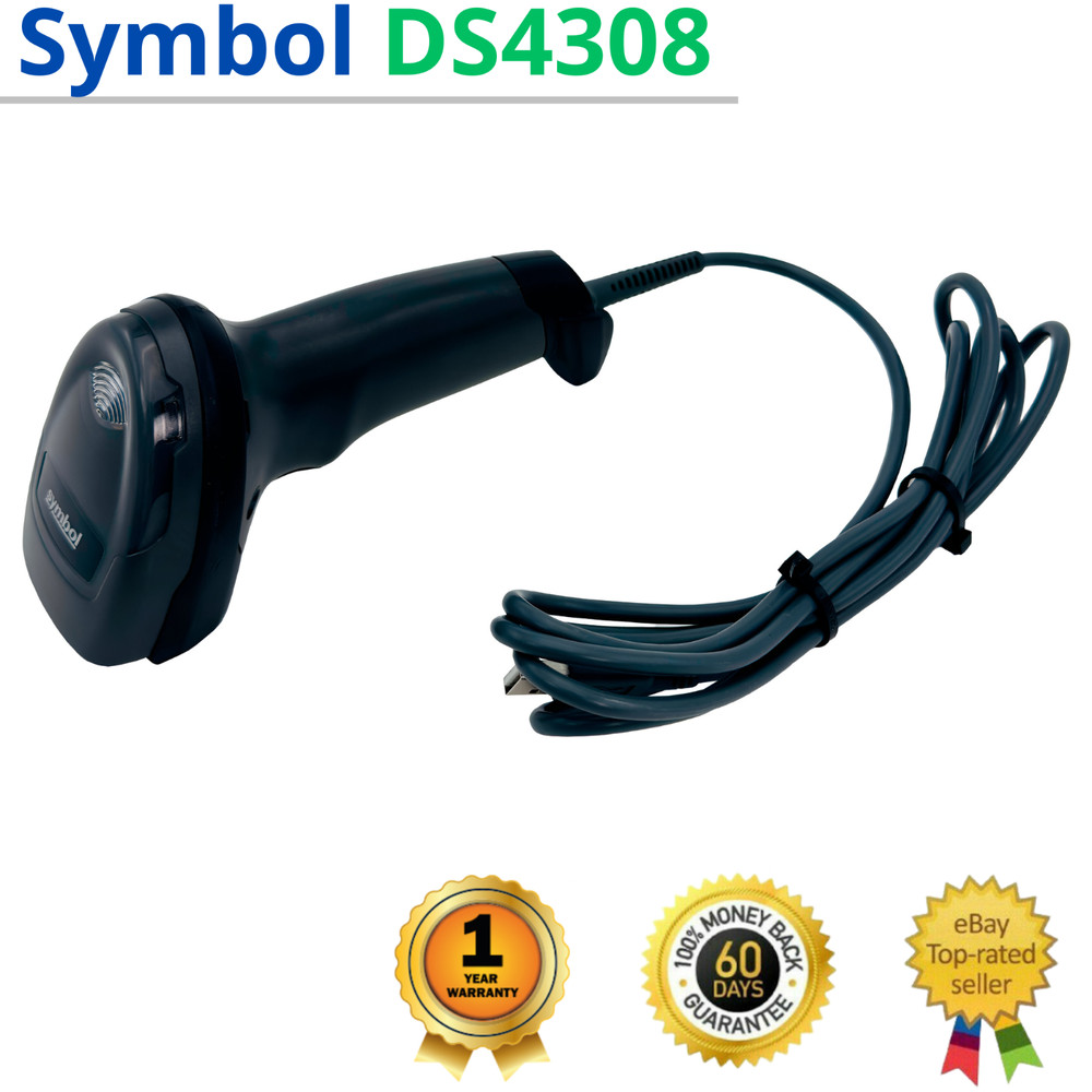 ✅Motorola Symbol DS4308 Barcode Scanner Imager w/USB Cable 1 YEAR WARRANTY!🔥⚡️