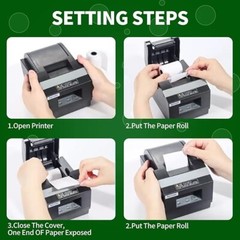 3 1/8 x 230 Thermal Paper 50 Rolls CORELESS 50 GSM PAPER THICKNESS BPA FREE USA