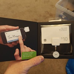 Square Credit Card Reader Contactless Black Chip for iPhone iPad and Android New
