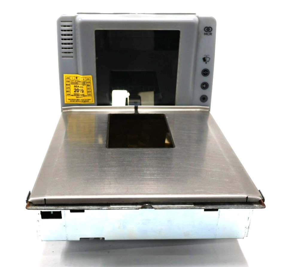 NCR Corporation 7878 2001 Retail Barcode Scanner Countertop Station No Cords POS