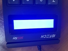 IDTech IDSK-534833TEB SREDKey MagStripe USB Credit Card Reader AS IS