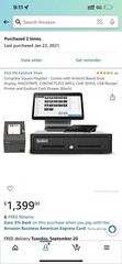 Square Register POS System – Black (A-SKU-0665)