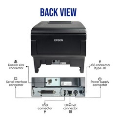Epson TM-H6000V Multi-function POS Receipt Printer Endorser USB LAN No Adapter