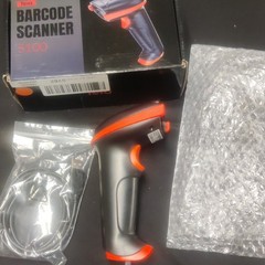 Tera 5100 Wireless 1D Laser Barcode Scanner TE000664 USB Cable Included