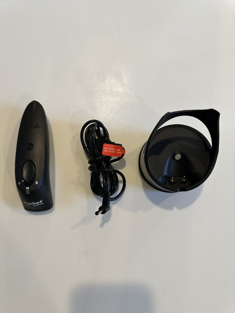 Socket Mobile S740 Bluetooth Cordless 2D Barcode Scanner Black w/Charging Dock