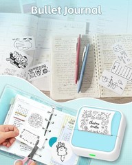 Phomemo Sticker Printer – Printpods Mini Printer with Stickers, Print Pod Xmas