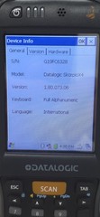 Datalogic Skorpio X4, CE7, 1D Imager With Aim, Alphanumeric, Wifi, BT, Charger