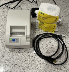 Citizen CT-S281 Desktop Direct Thermal Printer With 2x 500 Labels, USB And Power