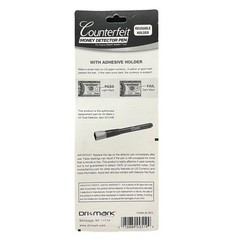 Dri Mark Smart-Money Counterfeit Bill Detector Pen With Coil And Clip 351BCL