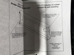 Logic Controls EG-170-G-1-A Bump Bar Holder for KB1700