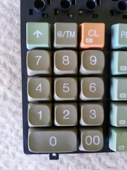 Sharp XE-A110 Electronic Cash Register Parts: Keypad