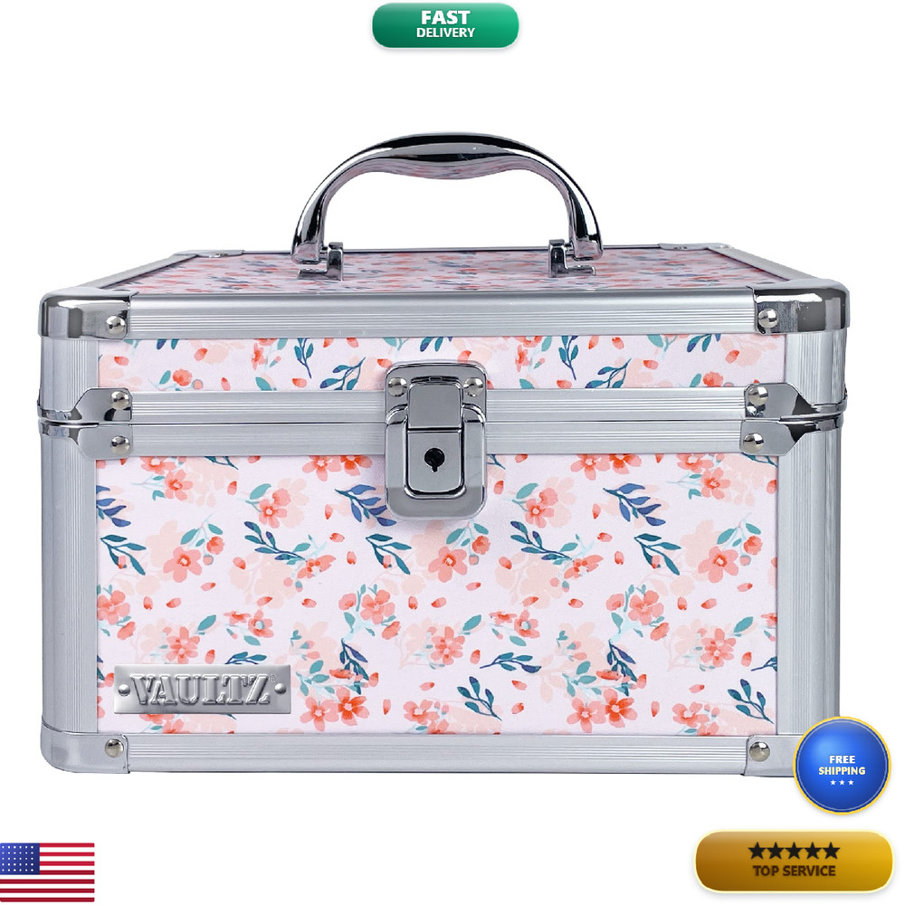 Vaultz Portable – 10 X 10 X 6.5 Inch Large Storage Lock Mesh Compartments