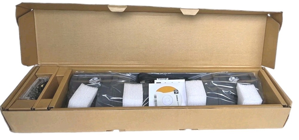 Zebra ZQ500 4-Bay Power Station w/Adapter P1063406-027 Zebra Mobile Printers NEW