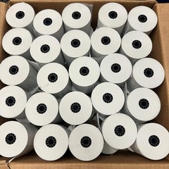 (50 Pack) Thermal Cash Register Paper 3 1/8″x230′ White 50RL/CS
