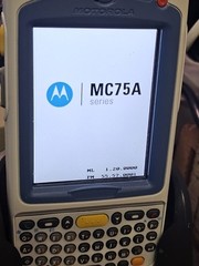 Lot of 2 Unlocked Motorola/Windows Mobile MC75A0 Handheld PC/Scanner + Cradle,