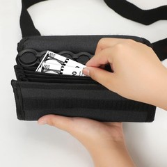 1 Set Euro Coin Holder Fanny Pack Banknote Dispenser Waiter Purse Sorter