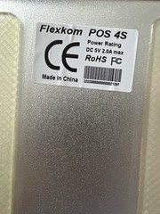 Flexkom POS 4S Credit Card Terminal DC 5V 2.0A CE RoHS FC Made in China