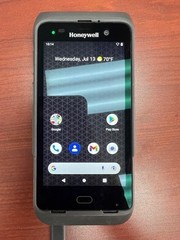 Honeywell CT45 XP handheld computer with battery, spare battery and USB cable