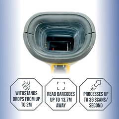 Motorola Symbol LS3408 Handheld Barcode Scanner w/USB Cord – 1 YEAR WARRANTY!⚡️