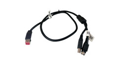 NCR 1432-C088-0010 3ft 24v Powered USB Receipt Printer Power Cable 497-044177