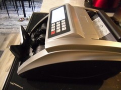 Ponnor AL-5100 Automatic Cash Money Bill Counter Machine W/Counterfeit Detection