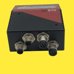 AS/IS – MICROSCAN QX-870 INDUSTRIAL RASTER SCANNER RED #864 z64/22