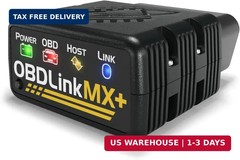 OBDLink MX+ OBD2 Bluetooth Scanner for iPhone, Android, and Windows