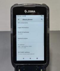 Zebra MC330X Wireless Mobile Computer Barcode Scanner No Keyboard/Battery Tested