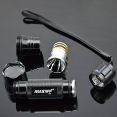 Mastiff E5 3W 405 nm Ultraviolet Radiation UV LED Lamp Aluminum Flashlight Torch