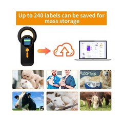 Bluetooth Pet Microchip Reader,Alacrity 3-in-1(2.4GHz Wireless+Bluetooth+USB)…