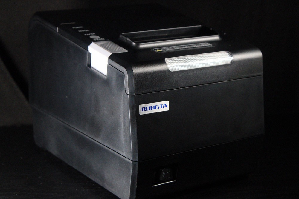 Rongta POS Printer, 80mm USB Thermal Receipt Printer, Restaurant Kitchen Printer