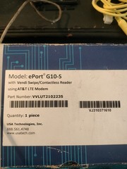 USA Technologies ePort G10-S Contactless Reader with Vendi Swipe