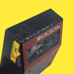 AS/IS – MICROSCAN QX-870 INDUSTRIAL RASTER SCANNER RED #864 z64/22