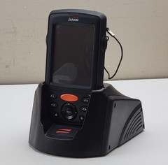 *UNTESTED* Janam Technologies XM66 Barcode Scanner w/ CRD-P1 USB Serial Cradle