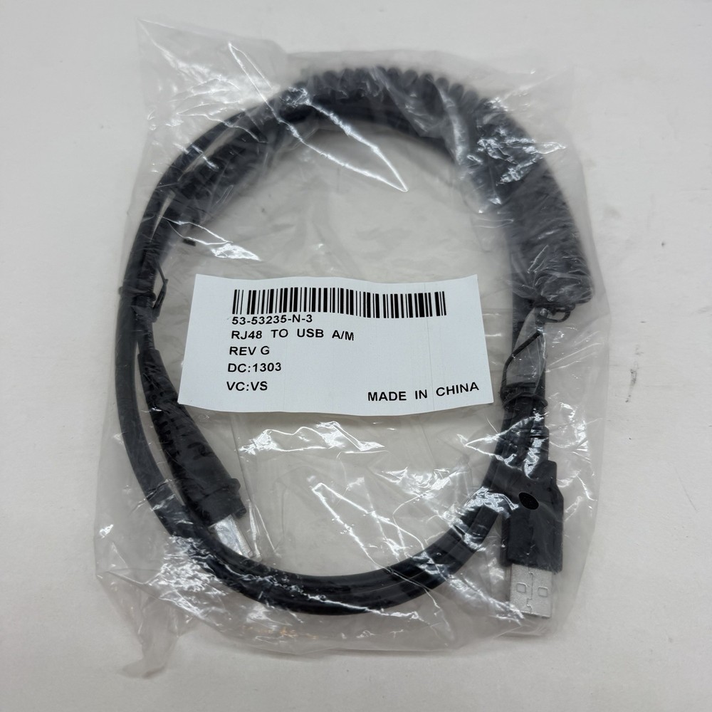 USB A to RJ45 Scanner Coiled Cable 3M For Honeywell MS7120 MS9540 MK7120 MS7120