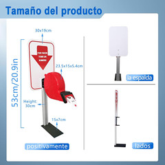2-Digit Ticket Dispenser with Counter Stand & 2000 Queue Tickets Included