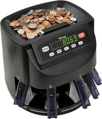 Cassida C200 Business-Grade Electronic Coin Sorter, Counter and Roller