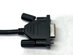 Keyence HR-100 Rev H Barcode Reader w/ HR-1C3RC & Stand DAMAGED CORD & CONNECTOR