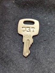 TEC Cash Register Keys – Set of 6 – S, SET, REG, MA, 21N, 205 5L11 series
