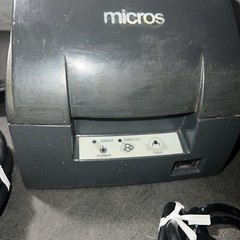 MICROS EPSON TM-U220B M188B Dot Matrix POS Receipt Printer Ethernet w power sup
