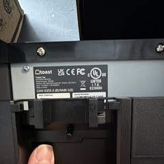 Toast TPK300 Kitchen POS Thermal Printer Wired Tearbar