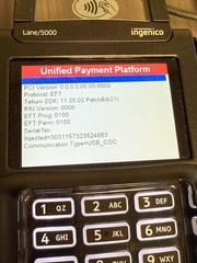 Ingenico Lane/5000 Credit Card Terminal POS LAN500-USSCN14A