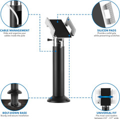 Universal Credit Card POS Terminal Stand for Verifone Ingenico First Data Card R