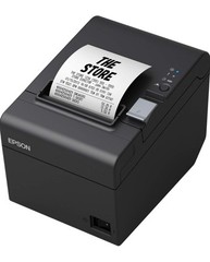 Black USB Printer Compatible with Square Stand and Register for Point of Sale
