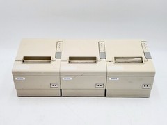 LOT OF 3 – Epson TM-T88IV M129H POS Receipt Thermal Printer – White