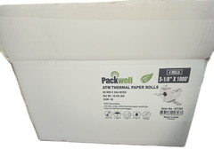 PACKWELL HYOSUNG / TRANAX ATM THERMAL RECEIPT PAPER 3 1/8″ X 1000′ 8CT