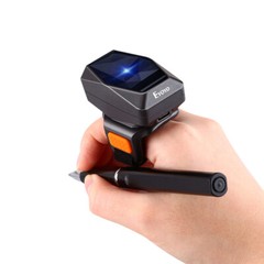 Eyoyo 1D 2D QR Code Finger Ring Scanner Wireless Barcode Scanner for PC Library
