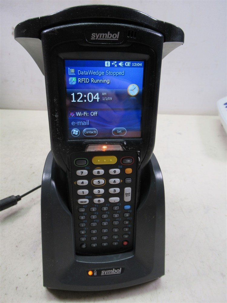 Symbol MC3190 Computer CRD3000-1000R RFID Reader Barcode Scanner with Charger