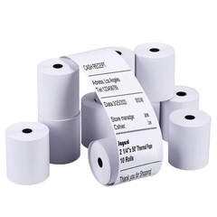 10 PCS 21/4 Inch x 50 ft Thermal Paper Rolls Credit Card POS Register Tape